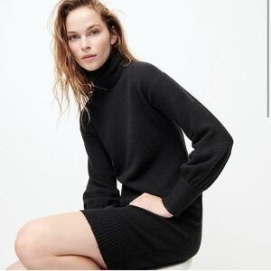 J. Crew Women’s Black Turtleneck Sweater Dress, size xs
